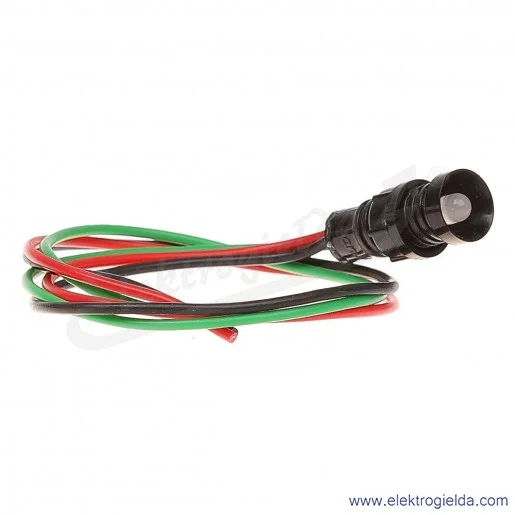 Lampka sygnalizacyjna LRG-D5-230AC czerwono-zielona LED 5mm 230VAC