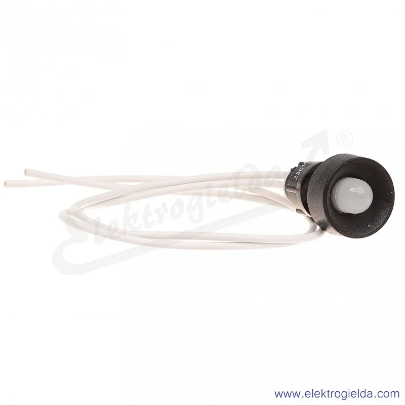 Lampka sygnalizacyjna LW-D20-230AC biała LED 10mm 230VAC