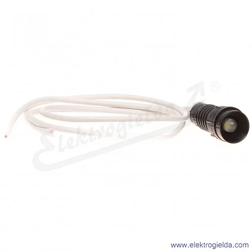 Lampka sygnalizacyjna LW-D5-230AC biała  LED 5mm 230VAC