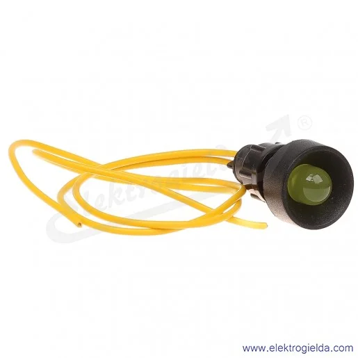 Lampka sygnalizacyjna LY-D10-230AC żółta LED 10mm 230VAC