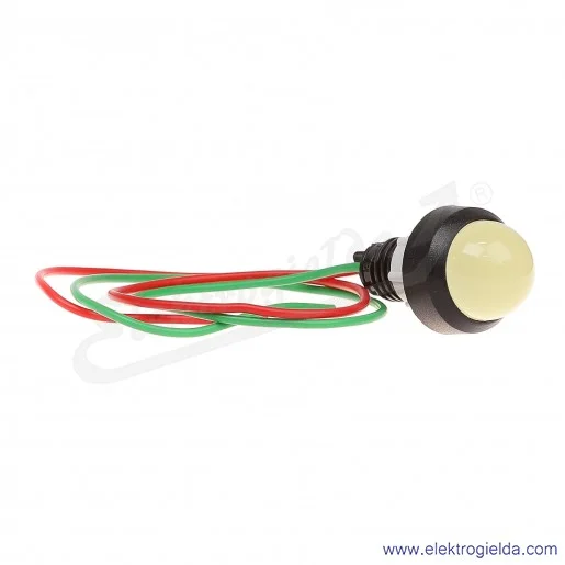 Lampka sygnalizacyjna LY-D20-24AC/DC żółta LED 20mm 24VAC/DC
