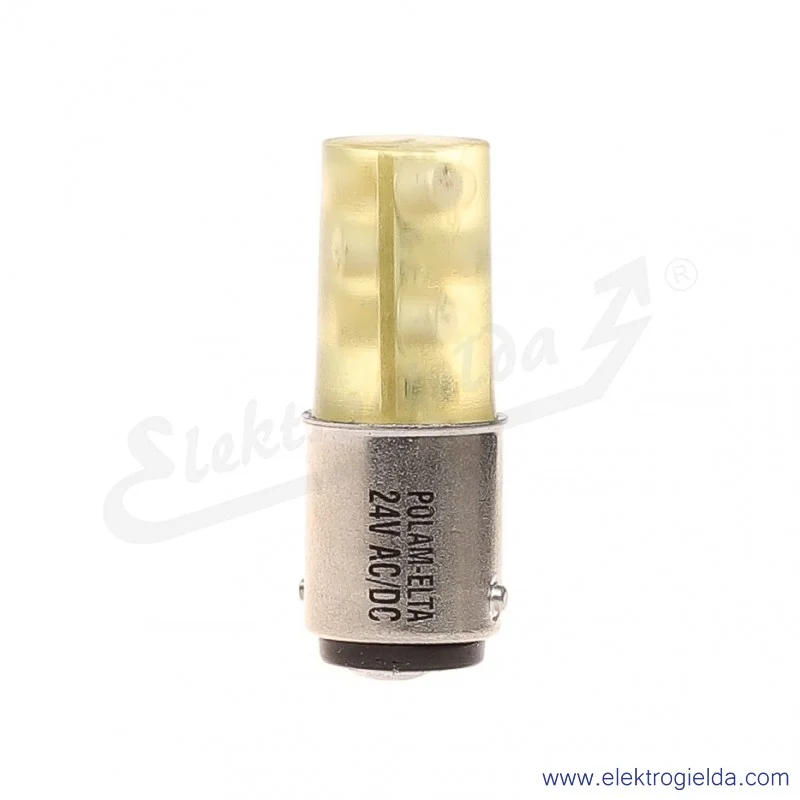 Żarówka LY-S-BA15D-24AC/DC żółty LED 24VAC/DC