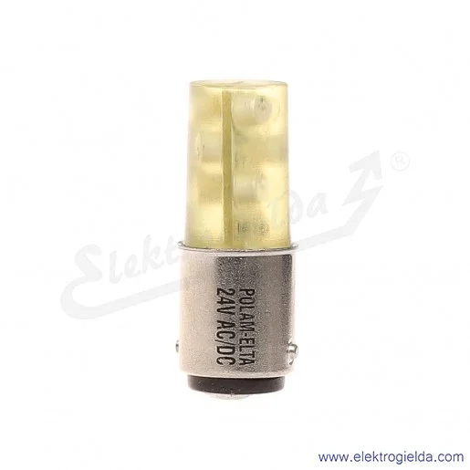 Żarówka LY-S-BA15D-24AC/DC żółty LED 24VAC/DC