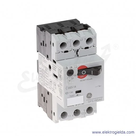 Wyłącznik silnikowy GPS1BSAE 0.63-1A 3P 0.25kW