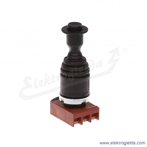 Joystick P9MMB4T czarny z ramką montażową okrągły 5 położeniowy samopowrotny z blokadą
