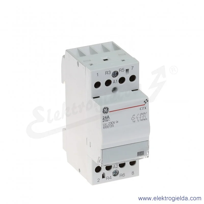 Stycznik modułowy CTX 24 22 230 U 24A 2NO+2NC 230V AC/DC