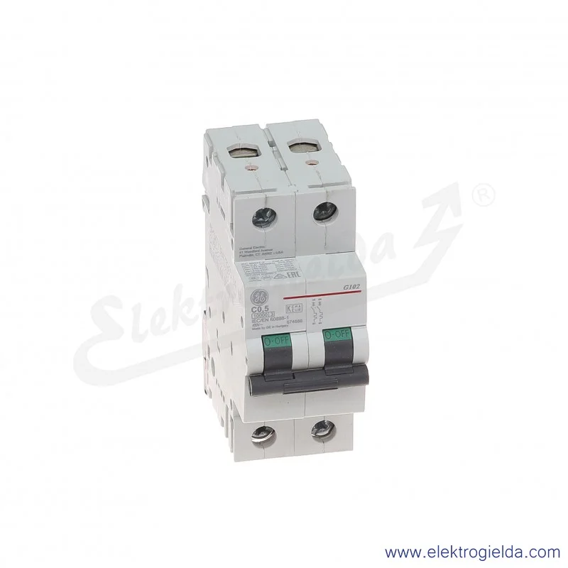Wyłącznik nadprądowy G102C0,5 2P AC 10kA