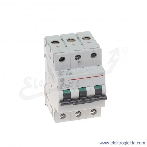 Wyłącznik nadprądowy G103C06 3P AC 10kA
