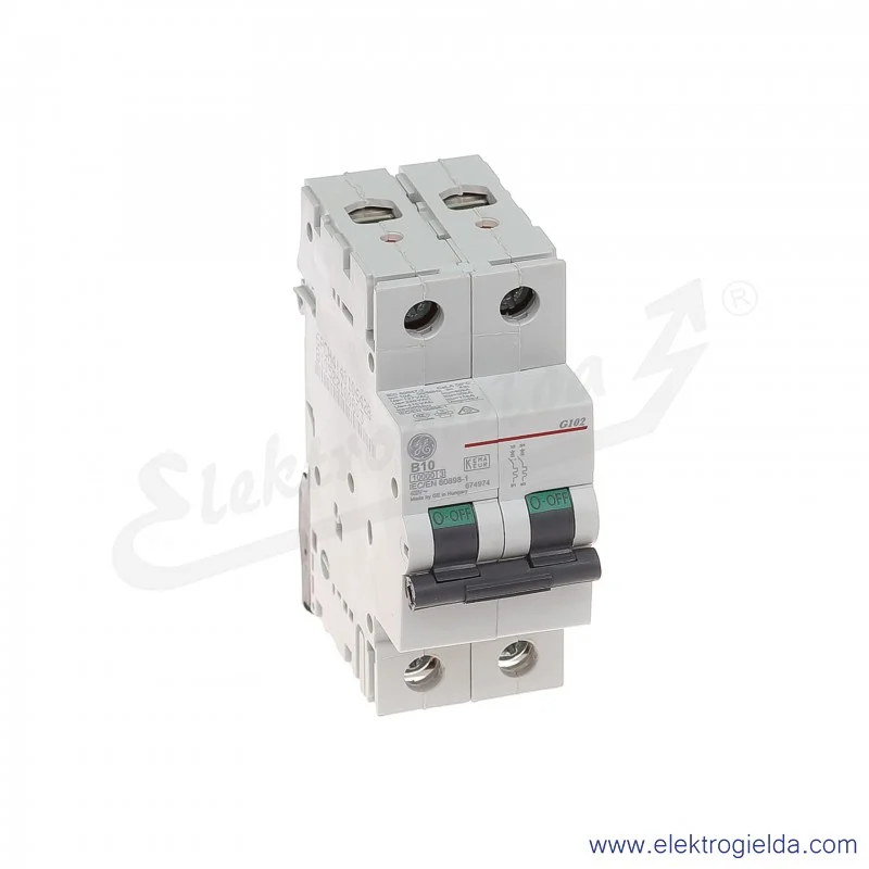 Wyłącznik nadprądowy G102B10 2P AC 10kA