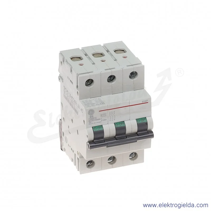 Wyłącznik nadprądowy G103B06 3P AC 10kA