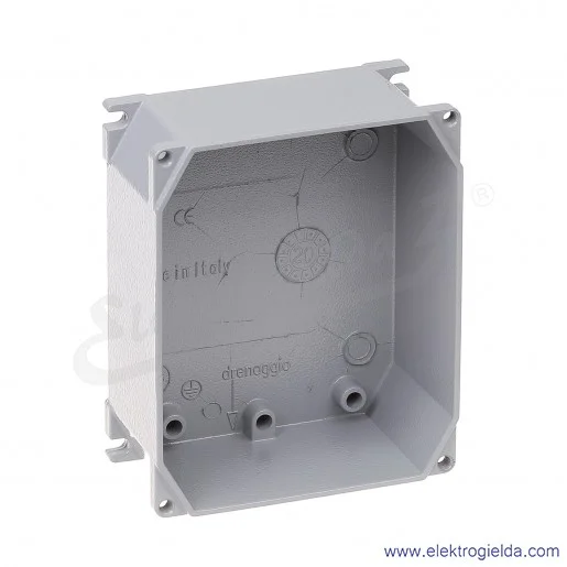 Obudowa seria Alubox 653.01 140x115x60 IP66 aluminiowa