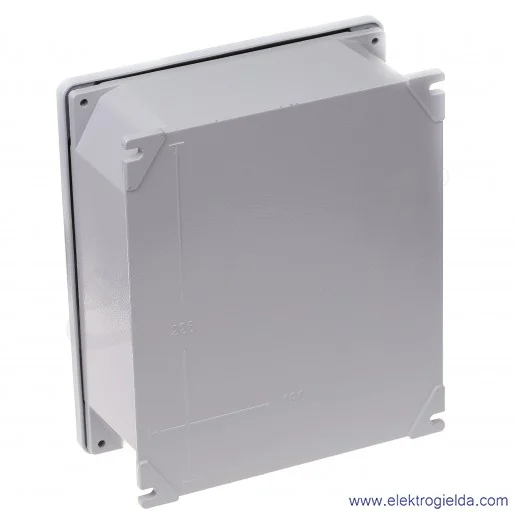 Obudowa seria Alubox 653.04 253x217x93 IP66 aluminiowa