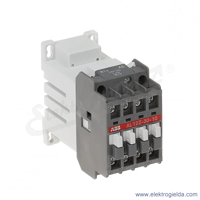 Stycznik AL12Z-30-10 24V DC, 1NO, 5.5KW/400V AC-3, 25A AC-1, 3-polowy