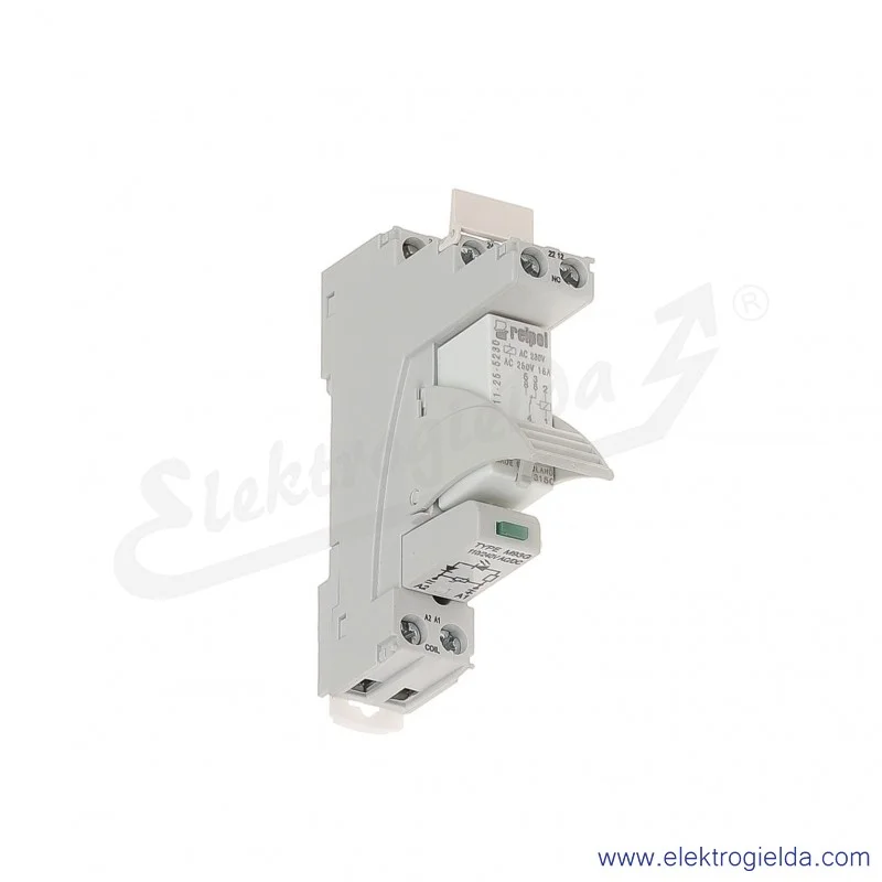 Przekaźnik interfejsowy PI85-230VAC-00LV 1P 230VAC moduł LV zielony