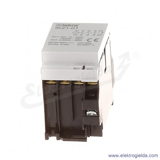 Stycznik instalacyjny modułowy 30.041.249 IK21-01 20A 3z1r 24V AC Stycznik instalacyjny modułowy 30.041.249 IK21-01 20A 3z1r 24V AC