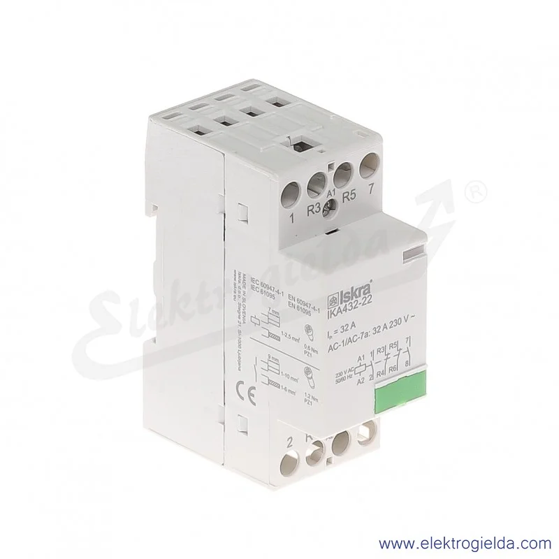 Stycznik instalacyjny modułowy 30.046.856, IKA432-22, 2z2r, 32A, 230V AC