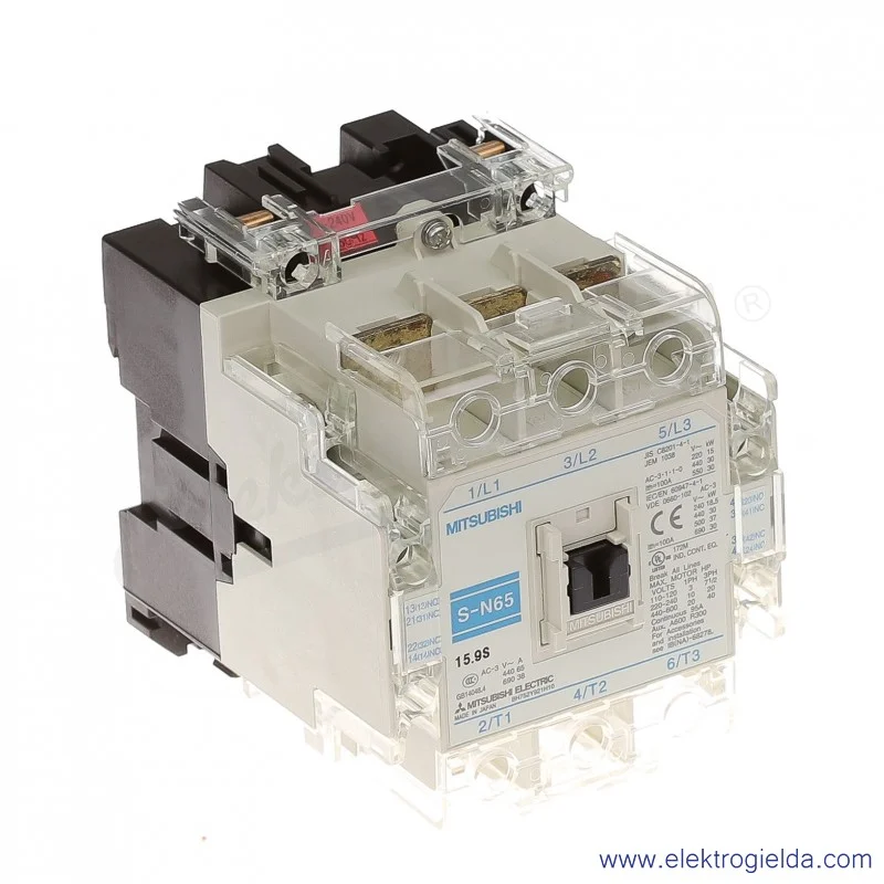 Stycznik 113632, S-N65CX, 30KW, 230V AC
