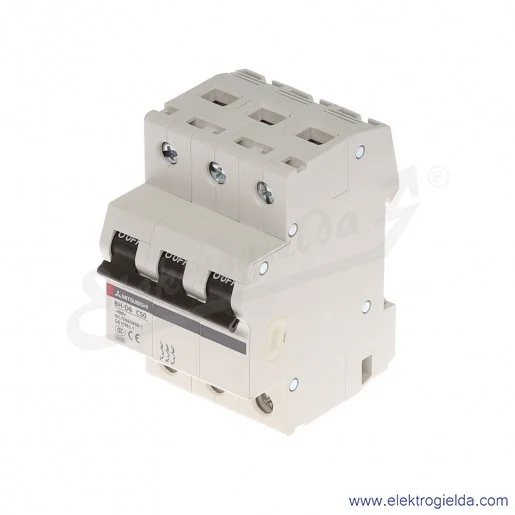 Wyłącznik instalacyjny 247631, BH-D6, 3P, 50A, TYP C