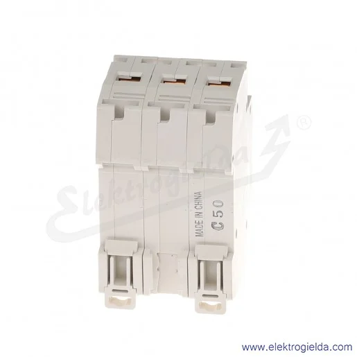 Wyłącznik instalacyjny 247631, BH-D6, 3P, 50A, TYP C