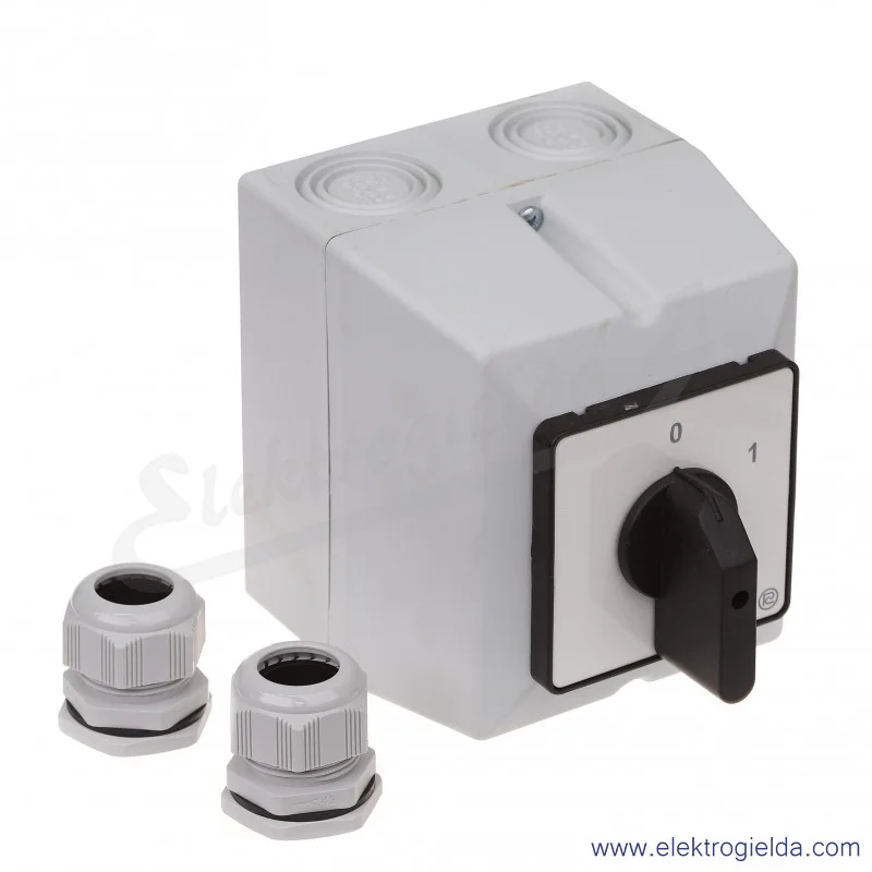 Łącznik krzywkowy S100JPD1103 A6 100A 0-1 3P IP65 w obudowie
