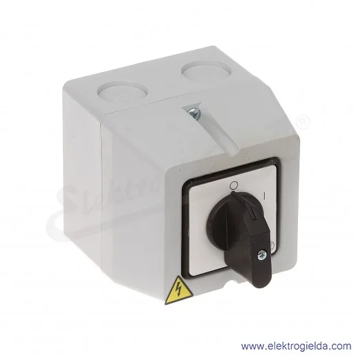 Łącznik krzywkowy S16JPDM1101 A6 16A 0-1 1P IP65 w obudowie