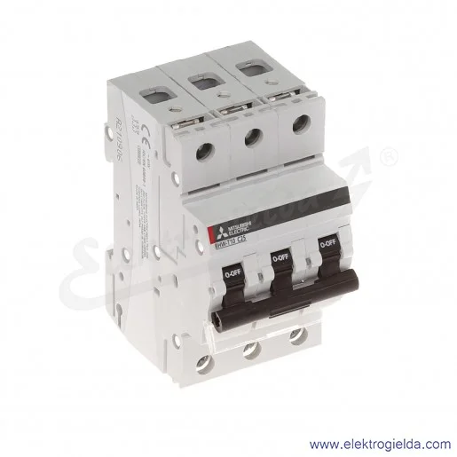 Wyłącznik instalacyjny 291993, BHW-T10, 3P, 25A, TYP C