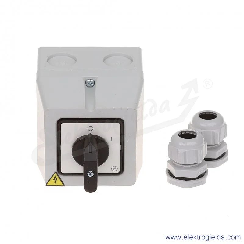 Łącznik krzywkowy S16JPDM1103 A6 16A 0-1 3P IP65 w obudowie