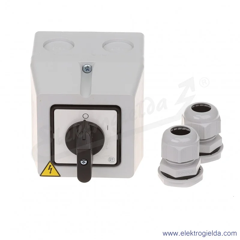 Łącznik krzywkowy S25JPDM1103 A6 25A 0-1 3P IP65 w obudowie