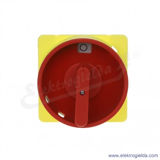 Łącznik krzywkowy pulpit/kłódka S63JU1103 A6R 63A 0-1 3P IP40 żółto-czerwony Łącznik krzywkowy pulpit/kłódka S63JU1103 A6R 63A 0-1 3P IP40 żółto-czerwony