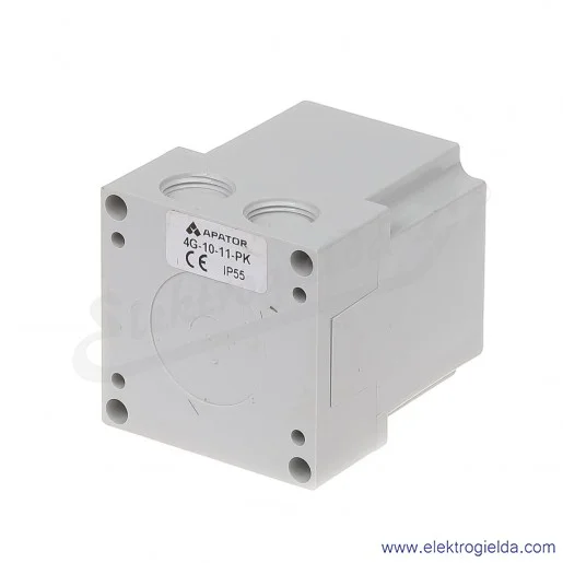 4G10-11-PK /L-0-P/ 10A Łącznik krzywkowy 3-fazowy Lewo-Prawo w obudowie