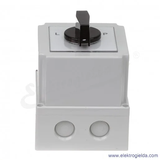 4G80-11-PK /L-0-P/ 80A Łącznik krzywkowy 3-fazowy Lewo-Prawo w obudowie 4G80-11-PK /L-0-P/ 80A Łącznik krzywkowy 3-fazowy Lewo-Prawo w obudowie