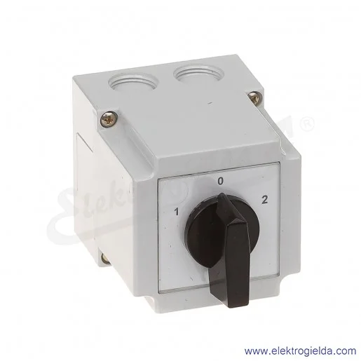 4G10-53-PK /1-0-2/ 10A 3p Łącznik krzywkowy w obudowie