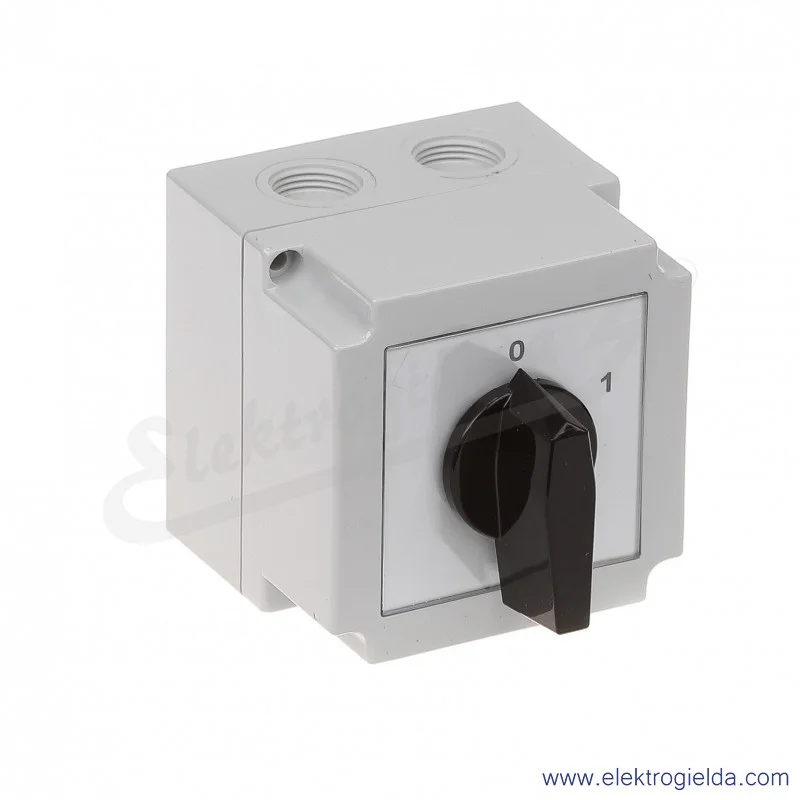 4G25-91-PK /0-1/ 25A 2P Łącznik krzywkowy w obudowie