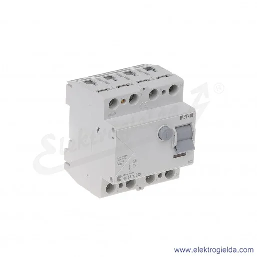 Wyłącznik różnicowoprądowy HNC-63/4/003 4P 63A 0,03A typ AC