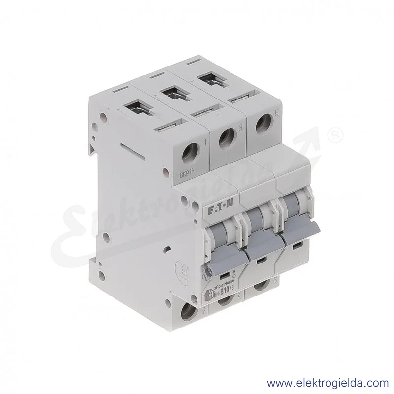 Wyłącznik nadprądowy HN-B10/3 3P B 10A AC 6kA