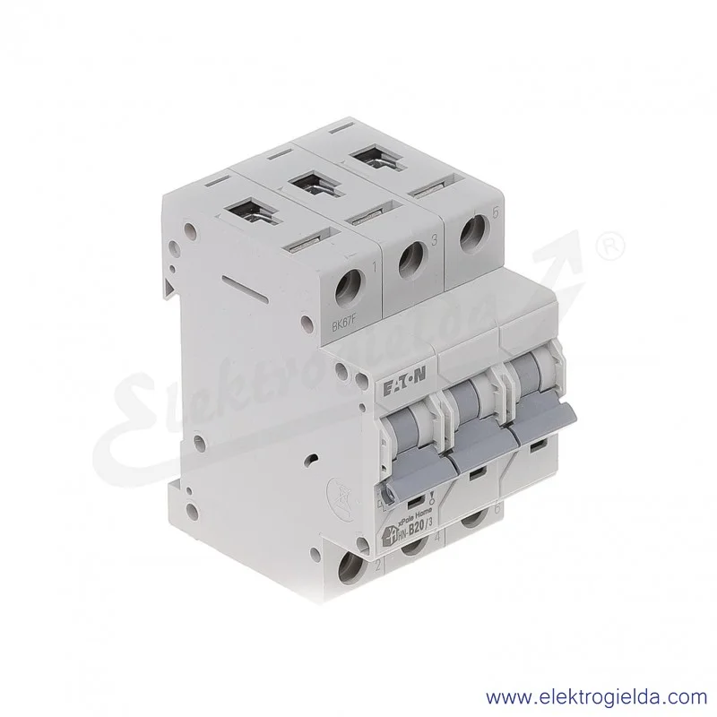 Wyłącznik nadprądowy HN-B20/3 3P B 20A AC 6kA