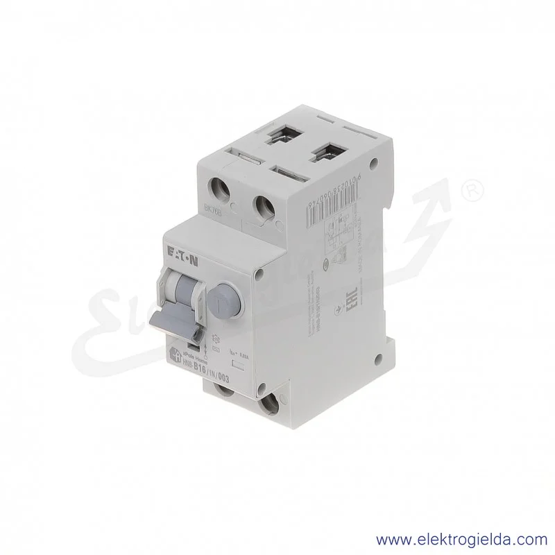 Wyłącznik różnicowo-nadprądowy HNB-B16/1N/003 1P+N 16A B 0,03A typ AC