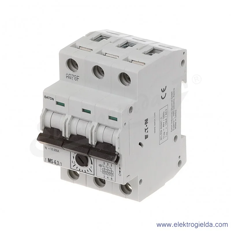 Wyłącznik silnikowy Z-MS-6,3/3 3P 2,2kW 4-6,3A
