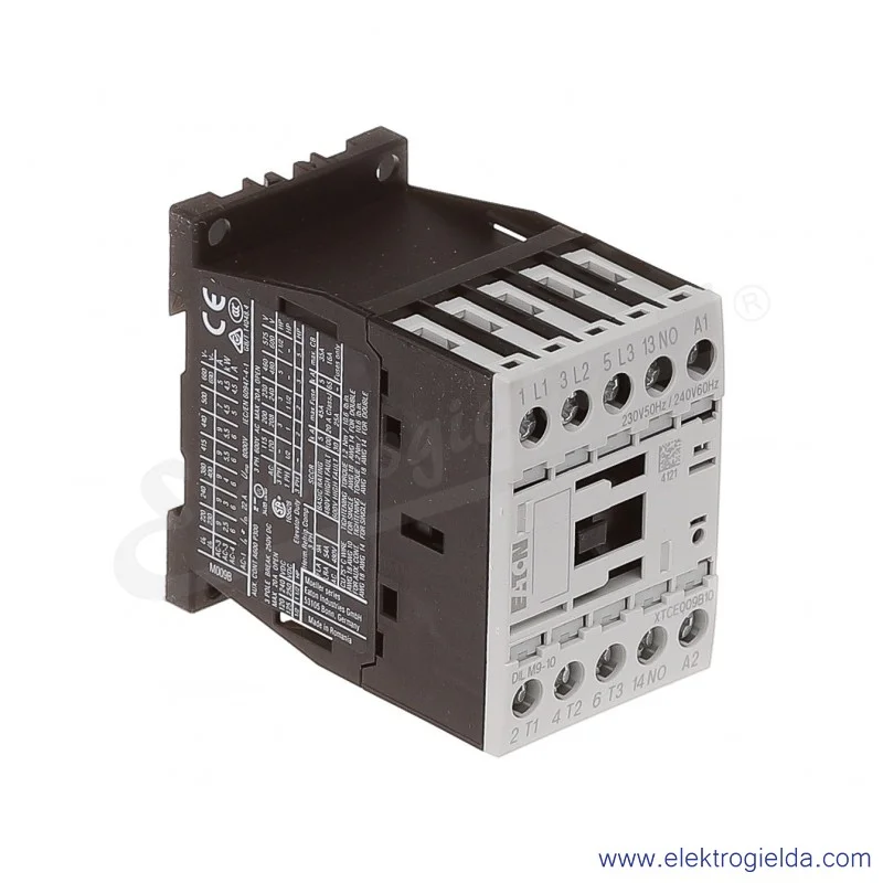 Stycznik DILM9-10(230V50HZ,240V60HZ) 3P+1NO 4kW 9A Us 230VAC