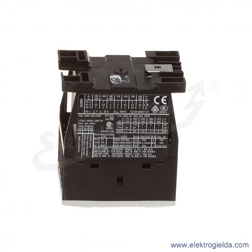 Stycznik DILM7-01(24VDC) 3P+1NC 3kW 7A Us 24VDC