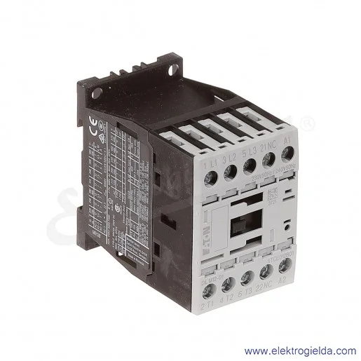Stycznik DILM12-01(230V50HZ,240V60HZ) 3P+1NC 5,5kW 12A Us 230VAC