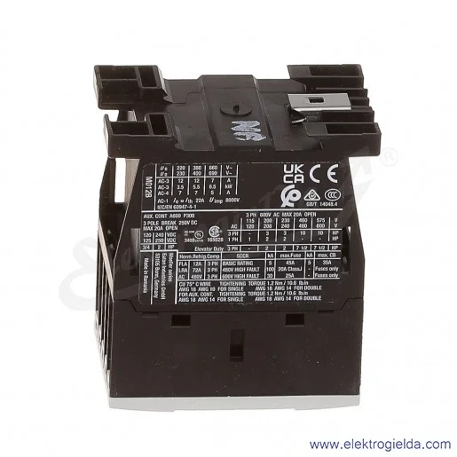 Stycznik DILM12-10(24VDC) 3P+1NO 5,5kW 12A Us 24VDC