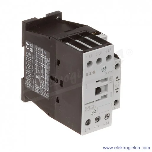 Stycznik DILM17-10(RDC24) 3P+1NO 7,5kW 17A Us 24VDC