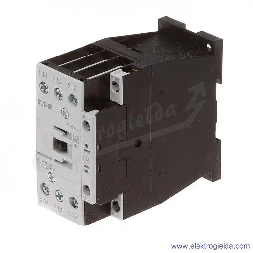 Stycznik DILM25-10(RDC24) 3P+1NO 11kW 25A Us 24VDC