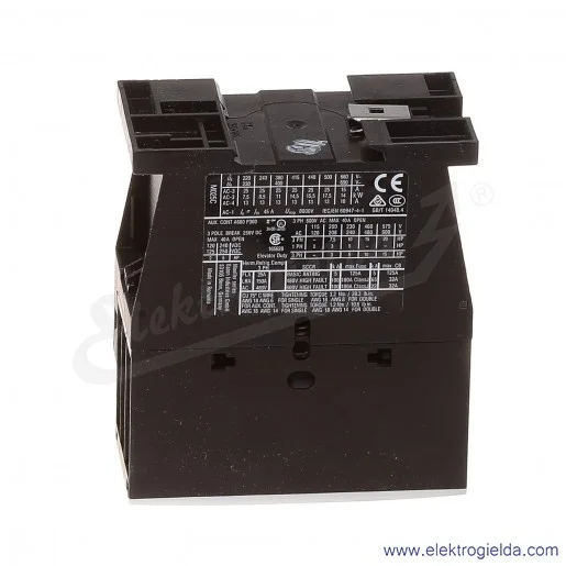 Stycznik DILM25-10(RDC24) 3P+1NO 11kW 25A Us 24VDC