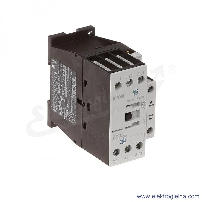 Stycznik DILM32-01(110V50HZ,120V60HZ) 3P+1NC 15kW 32A Us 110VAC
