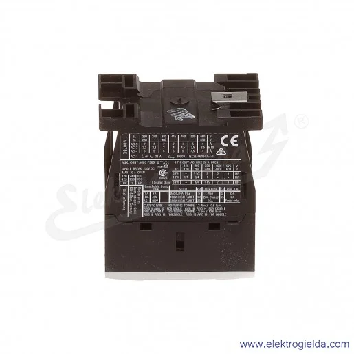 Stycznik DILM7-10-EA(24VDC) 3P+1NO 3kW 7A Us 24VDC
