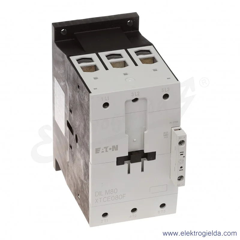 Stycznik DILM80(RDC24) 3P 37kW 80A Us 24VDC