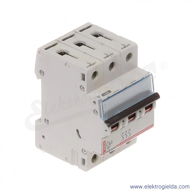 Wyłącznik nadprądowy S303 C 0,3 3P 6kA AC