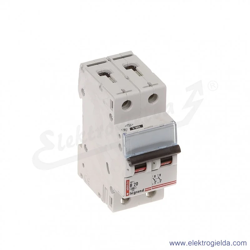 Wyłącznik nadprądowy S302 B20 2P 6kA AC TX3